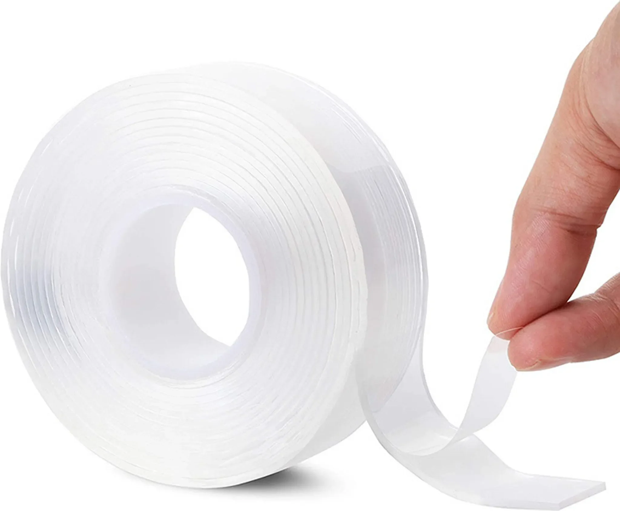 Doppelseitiges Nano-Klebeband – Transparent, 1 m